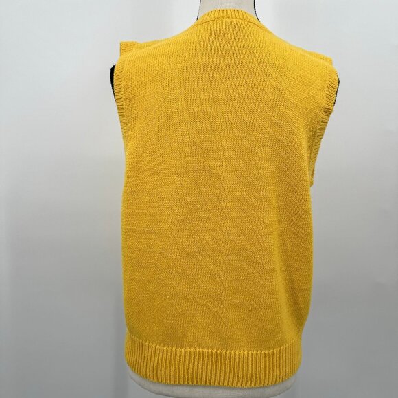 vintage gering up sweater knit vest - Picture 4 of 7